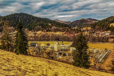 Dağların güzel manzarası