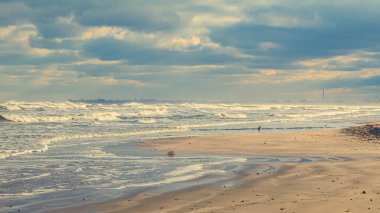 Güzel deniz manzarası. Doğa bileşimi.