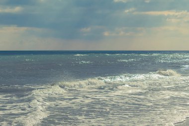 Güzel deniz manzarası. doğa arkaplanı