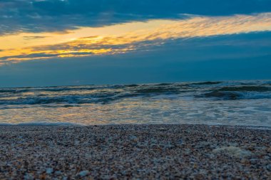 Güzel deniz manzarası. doğa arkaplanı