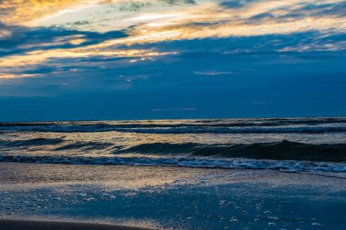 Güzel deniz manzarası. doğa arkaplanı