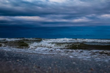 Güzel deniz manzarası. doğa arkaplanı