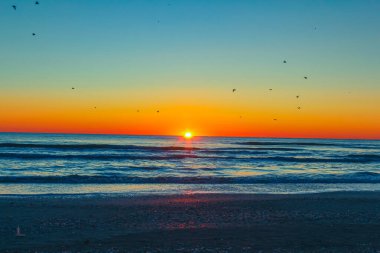 Sahildeki deniz dalgaları