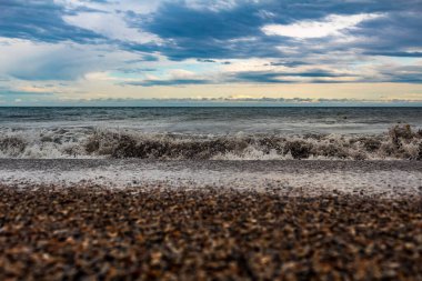 Güzel deniz manzarası. seyahat geçmişi. Doğa
