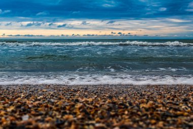 Güzel bir sahil. seyahat kavramı