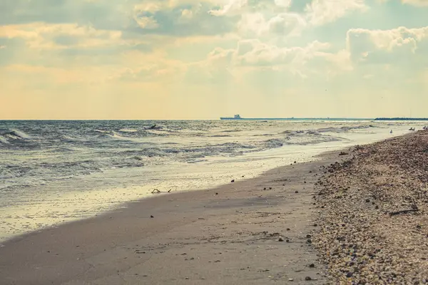 Baltık Denizi plaj yaz.