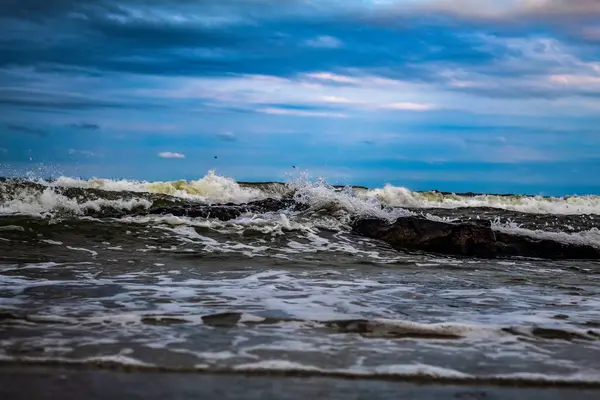 Güzel deniz manzarası. doğa arkaplanı