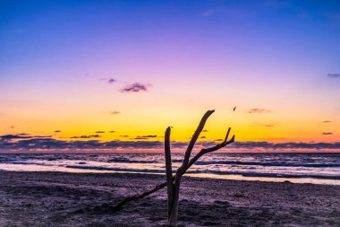 Denizde güzel gün batımı