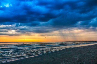 Güzel deniz manzarası. doğa arkaplanı