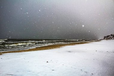 Baltık denizinde fırtına