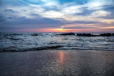 Baltık Denizi 'nde gün batımı