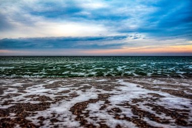 İspanya 'da günbatımı Karadeniz' de