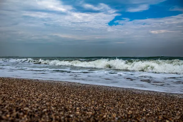 dalgalar deniz kumlu plajda breaking