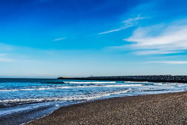 Sabah güzel deniz manzarası