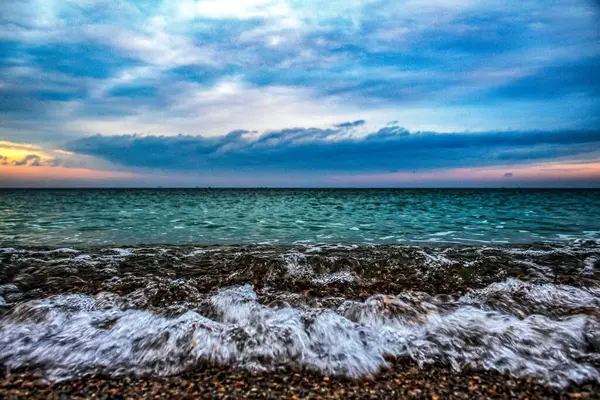 Güzel deniz manzarası. doğa arkaplanı