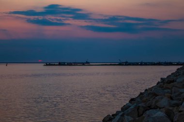 Güzel gün batımı manzarası
