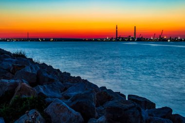 Deniz manzarası çok güzel. Doğa