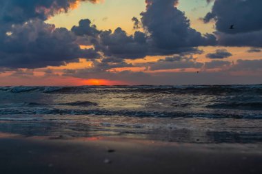 Baltık Denizi 'nde gün batımı