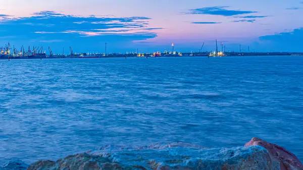 Baltık Denizi 'nde güzel bir gün batımı