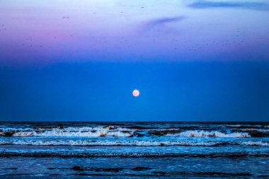 Güzel deniz manzarası. doğa arkaplanı