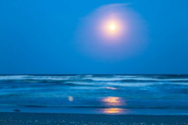 Güzel deniz manzarası. doğa arkaplanı