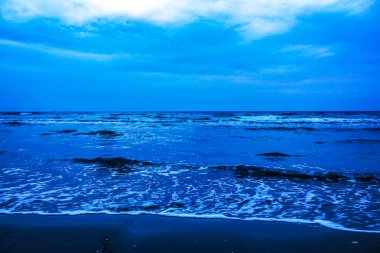 Güzel deniz manzarası. doğa arkaplanı