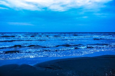 Güzel deniz manzarası. doğa arkaplanı