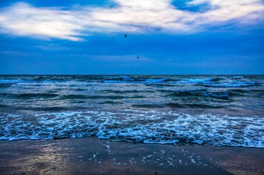 Güzel deniz manzarası. doğa arkaplanı