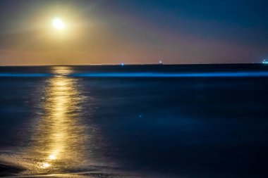 Gece deniz manzarası