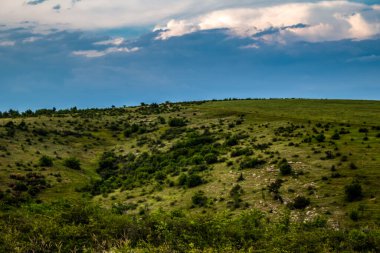 Dağların güzel manzarası