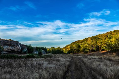Busssines köyündeki eski kalenin kalıntıları, Ukrayna