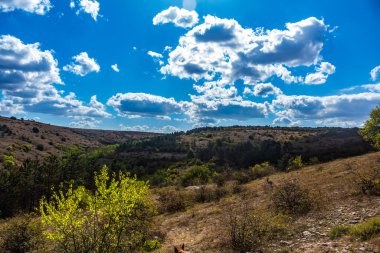 Dağların güzel manzarası