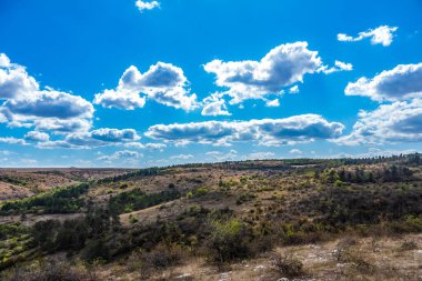 Şehrin tepesinden bir manzara.