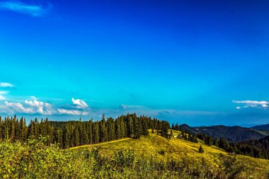 Dağların güzel manzarası