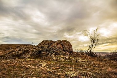 Dağların güzel manzarası