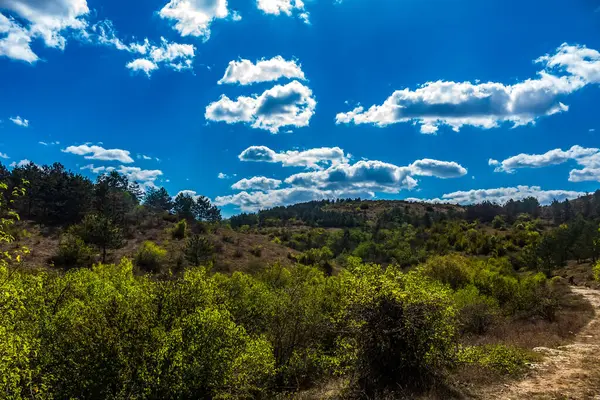 İspanya 'da güzel bir dağ manzarası.