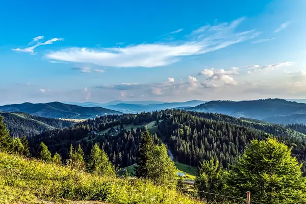 güzel yaz dağlar manzara.