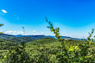 Dağların güzel manzarası