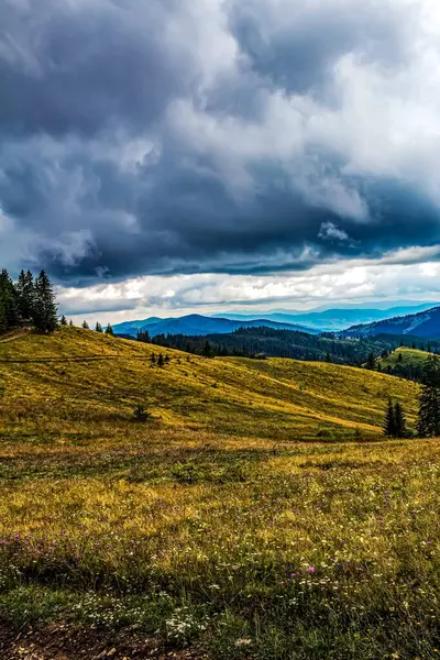 Dağlarda dağları olan güzel bir manzara.