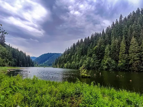 Dağlardaki güzel göl