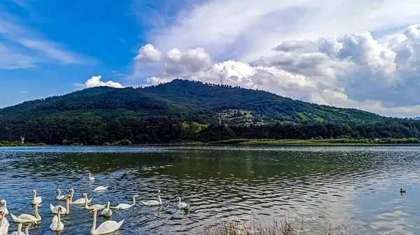 Dağlardaki güzel göl