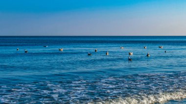 Deniz manzarası çok güzel. Doğa