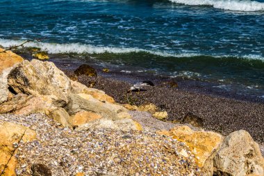 Güzel deniz manzarası. doğa arkaplanı