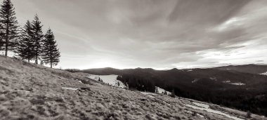 Karpati dağlarının güzel manzarası