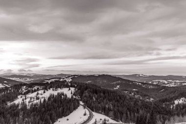 Kışın güzel bir manzara