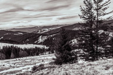 Tatra dağlarının, Polonya 'nın güzel dağ manzarası