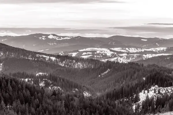 Karpat Dağları'nda güzel dağ manzarası