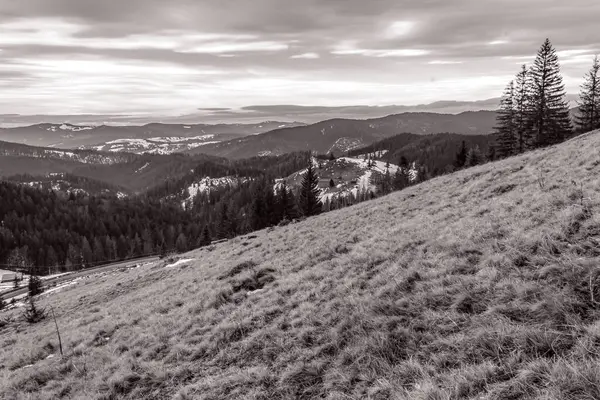 Slovakya dağlarının güzel manzarası