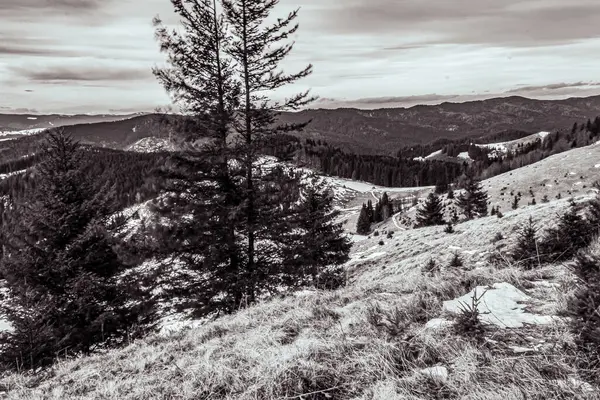 Dağları, seyahatleri, doğa geçmişi olan güzel bir manzara.