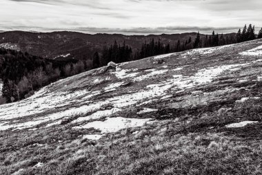 Dağların güzel manzarası